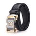 Men's Belts New Letter Alloy Automatic Buckle Belt Casual All Match Business First Layer Genuine Leather Men's Belt High Grade Belt_viptrois.com