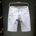 Men's Clothing Men's Retro Distressed Washed Denim Shorts Durable Loose Straight Leg Mid-Length Trendy Summer Five Point Pants_viptrois.com