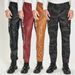 Men's Clothing Casual Leather Pants Men's Leather Pants Motorcycle Motorcycle Windproof Waterproof Dirt Resistant Multi Pocket Leather Pants_viptrois.com