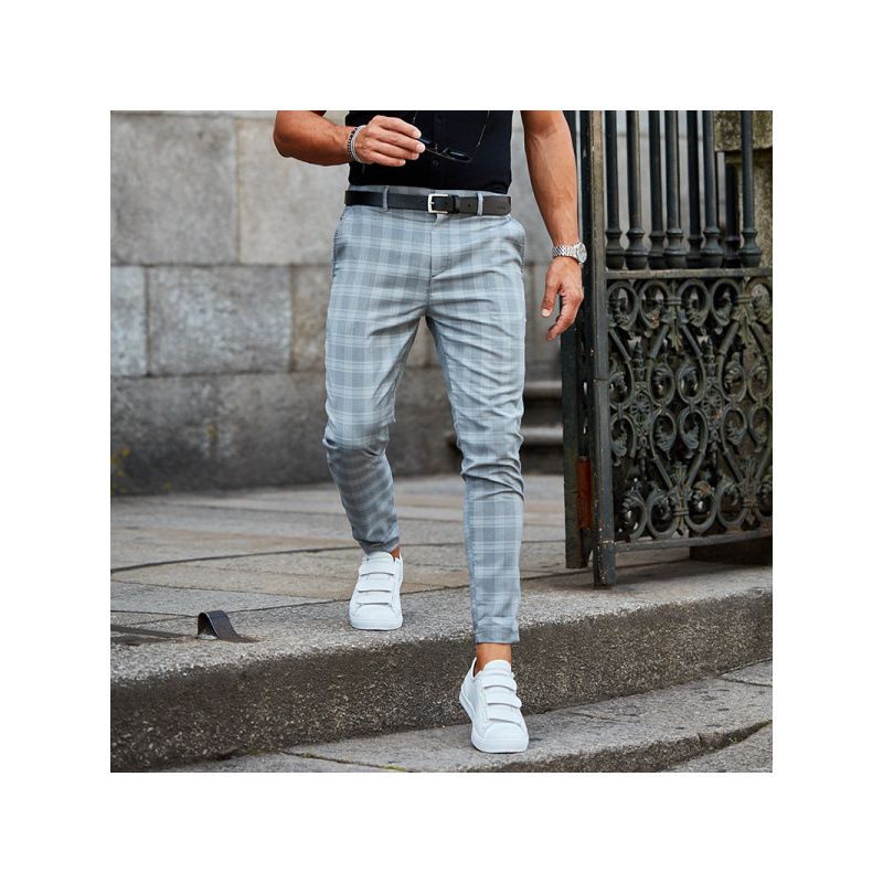 Men's Lightweight Casual Trousers | Relaxed Fit Multi-Pocket Cargo Pants With Moisture-Wicking Fabric_viptrois.com