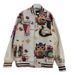 Men's Clothing European Station 2024 Autumn and Winter Fashion Brand Jacket Loose Owl Embroidery Stand Collar Heavy Baseball Jacket Women's Tops_viptrois.com