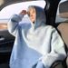 Loom Loom Autumn Winter Thickened Dirty Cloth Embroidered Hooded Men's Loose Casual Retro Sweatshirt Jacket_viptrois.com