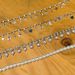 Inspired Ballet Shoe Chains - Pearl & Crystal Heel Decor With Bow & Star Charms (Elegant Bling Accessories For Women, Adjustable Ankle Strap)_viptrois.com
