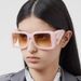 VOOTHOST New Fashion Oversized The Letter B Square Trend Sunglasses Women Men Retro Rectangle Sunglasses Gafas De Sol F0081_viptrois.com