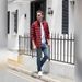 Men's Clothing Brushed Plaid Shirt Men's Long Sleeved Casual Shirt Men's Flannel Shirt Men's Cross Border Hot Selling_viptrois.com