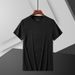 Men's Clothing Summer Quick Drying Solid Color Sports Casual Printed Round Neck Large Size Men's Clothing T Shirt Ice Silk Short T Shirt Men_viptrois.com