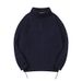 Men's & Women's Winter Half-Zip Stand Collar Fleece Pullover Sweatshirt - Cozy Lined Sherpa Fleece, Relaxed Fit, Long Sleeve, Casual Outerwear_viptrois.com