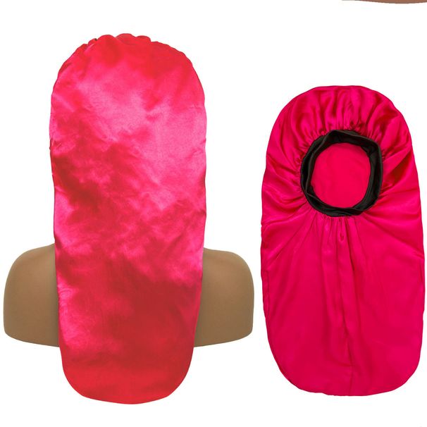 New Silk Long Hat Hot Selling Elastic Wide Brim Sleeping Hat Hair Care Hat One Piece Dropshipping_viptrois.com