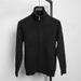 Men's Fashion Knit Cardigan – Pineapple Stitch Zip-Up Sweater (M-XXXL) – Casual Long Sleeve Pullover For Fall & Winter_viptrois.com