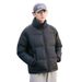 Pure Down Cotton Short Winter Thickened Lightweight Stand Collar Men's Workwear Jacket 2024 New Niche High-end_viptrois.com