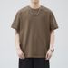 Trendy Men's Short Summer, Loose And Versatile, Half Sleeved T-shirt With White Base Shirt For Men_viptrois.com