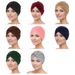 new elastic cloth forehead cross twist hat ladies adult hat Indian hat Muslim headscarf hat_viptrois.com