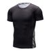Men's Clothing Quick Drying Sports Tights Sweat Absorbing Stretch Fitness Clothes Short Sleeved Basketball Training Tights_viptrois.com