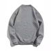 Men's Casual Plaid Pullover Sweatshirt - Soft Loose Fit Long Sleeve Round Neck Top For Winter & Autumn_viptrois.com