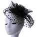 Republic Of China Style Hair Accessories - Bridal Veil Headdress With Mesh Hat & Hairpin Retro Cheongsam Dress Photo Props_viptrois.com