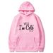 Women's Top Autumn Winter Yes I'm Cold Printed Casual Loose Sweatshirt_viptrois.com