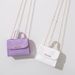 Women's Small Square Bag - Chain Crossbody Bag With Crocodile Pattern_viptrois.com