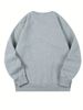 Autumn And Winter Men's Long Sleeved Round Neck Black Top Loose Casual Hoodie Hooded Hoodie_viptrois.com