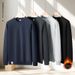 Loom 2026 Autumn Winter New Long Couple 350g Twill Raglan Sleeve Japanese Style Thickened Solid Color Fleece Sweatshirt Men_viptrois.com