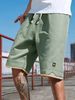 Men's Clothing Casual Two Piece Shorts Sports Casual Trend Shorts_viptrois.com