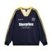 American Stried Three-Strie V-Neck Sweatshirt For Men And Women, Autumn Coule Sorts Casual College Style Pullover_viptrois.com