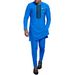 Men's clothing African national printing batik cotton men's casual set_viptrois.com