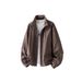 2025 Spring Trendy Brand Casual Shoulder Sleeve Top New Trendy Ruffian Handsome Man_viptrois.com