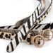 Fashionable versatile with leopard print and snake pattern wo's circular alloy Japanese buckle decorative belt for_viptrois.com