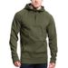 Men's Clothing New Long Sleeved Stand Up Collar Casual Pullover Hooded Half Zip Block Plus Velvet Sweatshirt_viptrois.com
