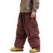 Unisex Waterproof Snow Pants With Multiple Pockets - Windproof & Breathable Corduroy Ski Trousers For Men & Women_viptrois.com