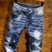 Men's Clothing Fashion Brand New Jeans Men's Loose Style Trendy Slim Fitting Casual Harem Worn Men's Autumn Workwear Pants_viptrois.com