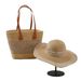 Women's Bags Straw Hat And Straw Bag Two Piece Set Sun Hat With Large Brim And Large Capacity Tote Bag Hot Sale Straw Bag Set Trend_viptrois.com