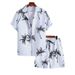 Men's Hawaiian Shirt - Summer Short Sleeve Casual Button Down Shirt For Beach Vacation_viptrois.com