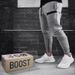 Men's clothing Sports pants Fitness casual pants men's elastic footpants_viptrois.com