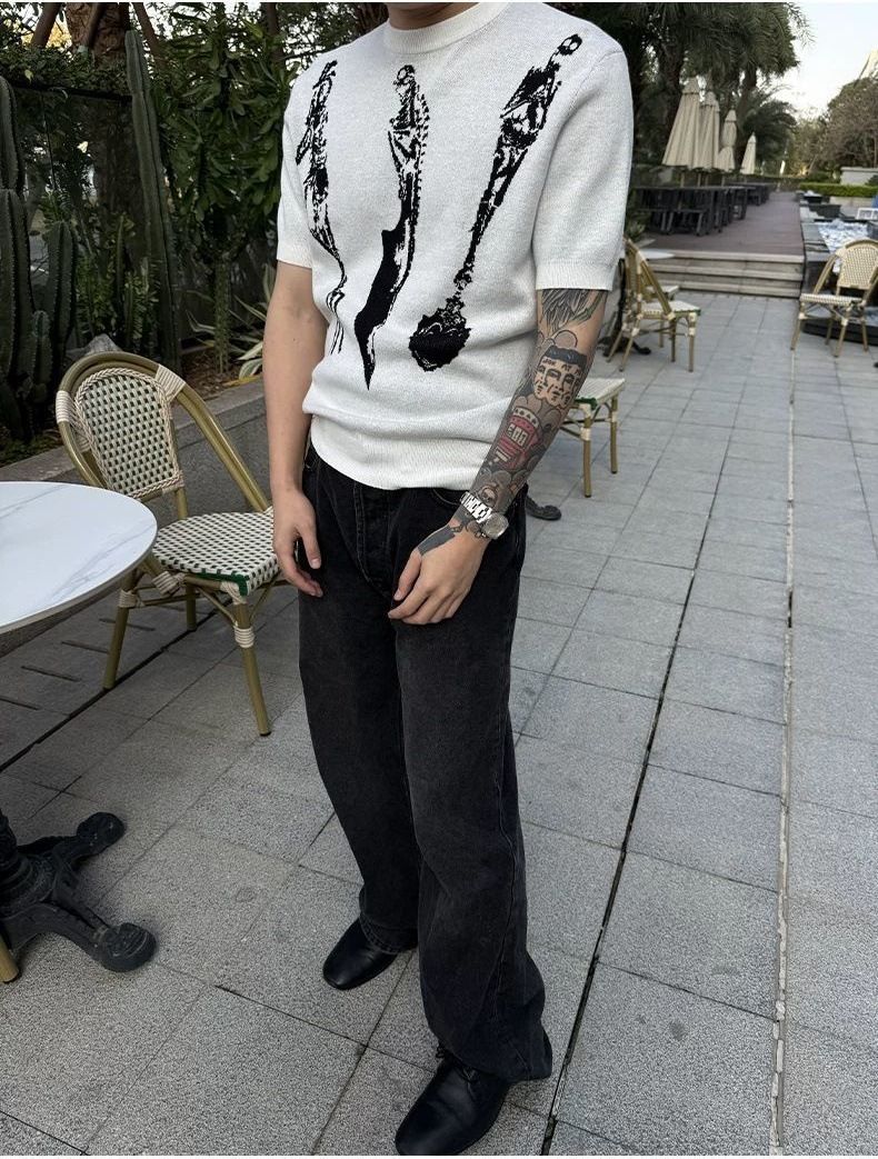 Men's Clothing Warm Lazy Pullover Round Neck Long Sleeve Knitted Sweater Casual Men And Women's Same Style Fashion Short Sleeve Summer Sweater_viptrois.com