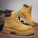 European Warm Series Dahuang 2025 Autumn High-top Martin Men's Korean Version Versatile Thick-soled Work Short Boots Trendy Shoes_viptrois.com