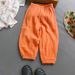 XUANMU Summer Boys Girls Cotton Linen Pants Casual Baby Kids Loose Harem Pants Girl Breathable Pant Children Clothing XB006_viptrois.com