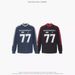 Men's Clothing New Alphanumeric Printed Jersey Style Long Sleeved T Shirt Loose Jersey Retro Sweatshirt_viptrois.com
