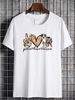 Peace, Love, Aussie, Australian Shepherd Dog, Pets, Animals Unisex T-shirt Slightly Stylish Designer Clothes Summer Streetwear Comfortable Soft_viptrois.com