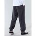 Men's Casual Cargo Pants – Loose Fit Streetwear Joggers With Adjustable Drawstring Waist | Trendy Polyester Trousers_viptrois.com