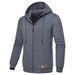 Cross-Border European And American Men's Plaid Jacquard Sweatshirt Long Sleeve Hoodie Warm Color Hooded Sports Zipper_viptrois.com