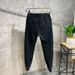 Men's Clothing Autumn And Winter New Knitted Ribbed Ankle Sweatpants Men's Trendy Black Slim Fitting Casual Trousers Men_viptrois.com