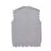 Men's Clothing High Street Dark Creative Sweater Vest Irregular Tassel Sleeveless Vest Sweater_viptrois.com