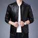 New Men's Jacket Handsome Japanese Stand-up Collar Autumn And Winter Warm Locomotive Suit Youth Coat_viptrois.com