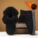 Northeast -40 Degree Cold-Proof Snow Boots For Men 2025 Winter New Style Fleece-Lined Thickened Sheepskin Integrated_viptrois.com