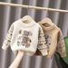 Kid's Clothing Boys Mink Fleece Sweater Children's Sweater 2024 Autumn And Winter New Style Boy Baby Fashion Pullover Bottoming Sweater_viptrois.com