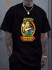 Mitzi Mozzarella Showbiz Pizza Men's White T-Shirt Size S To 3XL Casual Soft Stretched Comfortable Homme Versatile Graphic Slightly Unisex_viptrois.com