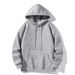Pure Auumn New Men's 340g Heavyweigh Thickened American Syle Trendy Brand Plain Spors Casual Solid Color Hooded_viptrois.com