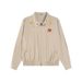 American Street Style Star Embroidery Turn-Down Collar Jacket For Men And Women 2025 Autumn Loose National Trend_viptrois.com