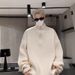 American Style Half-Zip Knit For Men, Autumn Chic High-End Stand Collar Loose Trendy Pullover Sweater_viptrois.com